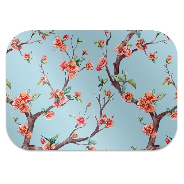 Tapis de chaise de bureau Arbre fleurissant