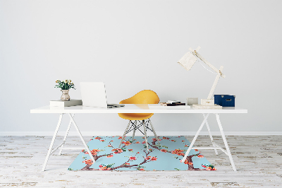 Tapis de chaise de bureau Arbre fleurissant