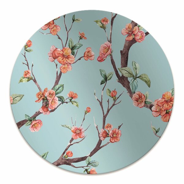 Tapis de chaise de bureau Arbre fleurissant