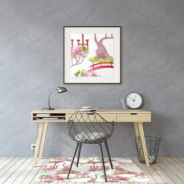 Tapis protège sol Motifs japonais