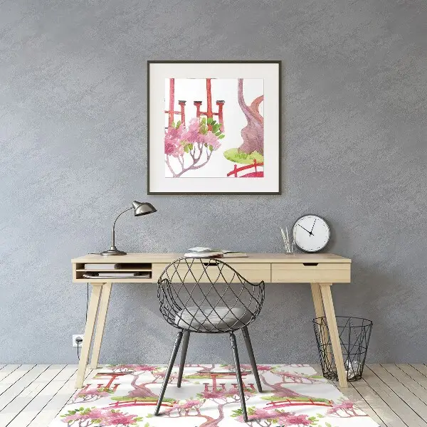 Tapis protège sol Motifs japonais