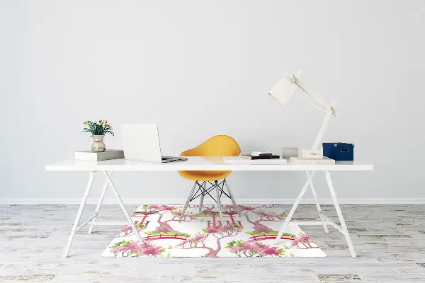Tapis protège sol Motifs japonais