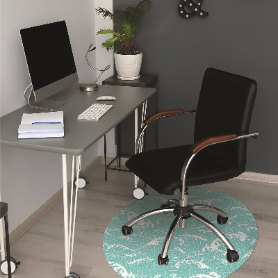 Tapis de chaise de bureau Vagues