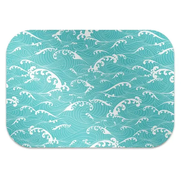 Tapis de chaise de bureau Vagues