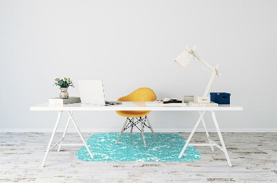 Tapis de chaise de bureau Vagues