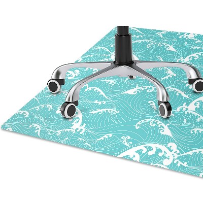 Tapis de chaise de bureau Vagues