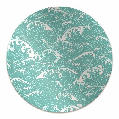 Tapis de chaise de bureau Vagues