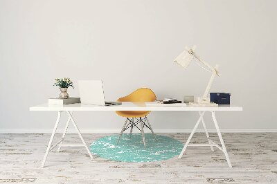 Tapis de chaise de bureau Vagues