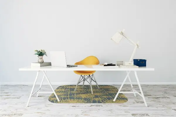 Tapis de chaise Fleurs dorées