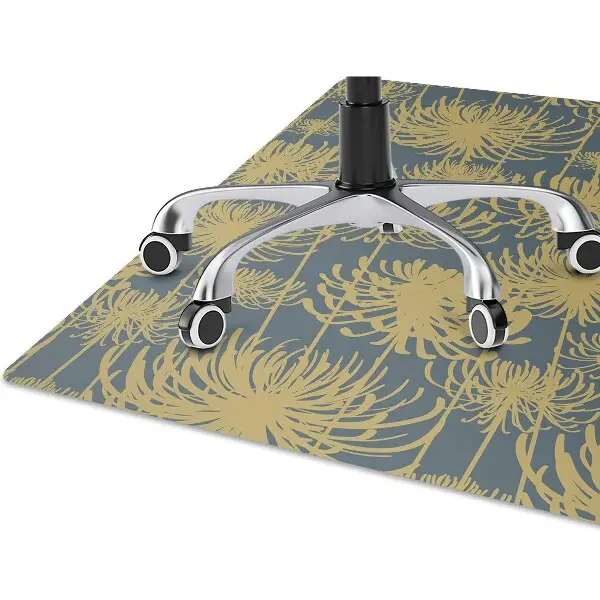Tapis de chaise Fleurs dorées