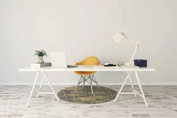 Tapis de chaise Fleurs dorées