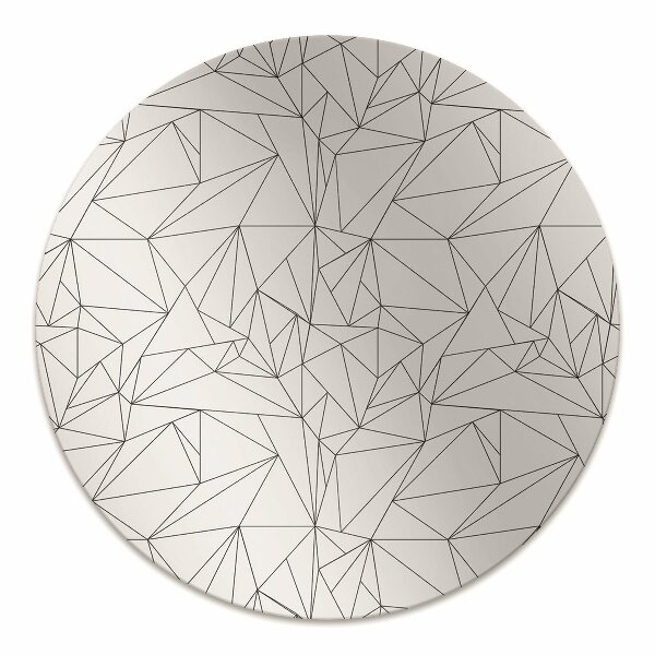 Tapis de chaise de bureau Triangles simples