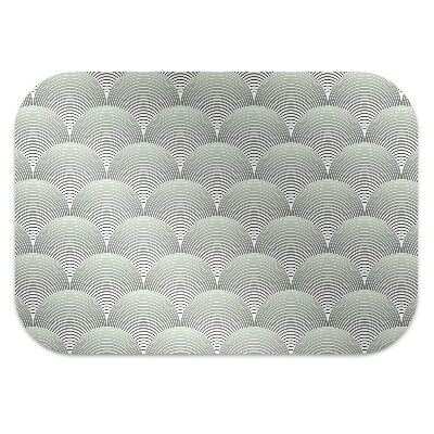 Tapis pour chaise de bureau Motif de semi-cercles