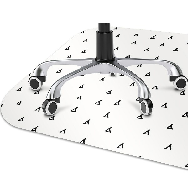 Tapis de chaise de bureau Gouttes dessinées