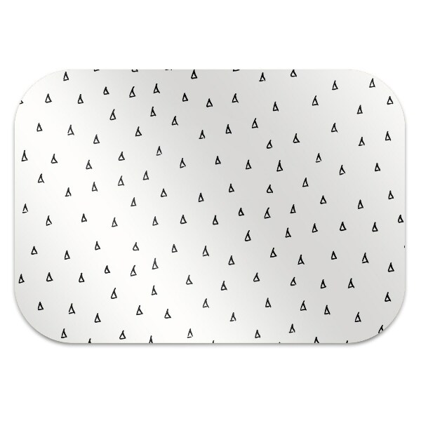 Tapis de chaise de bureau Gouttes dessinées