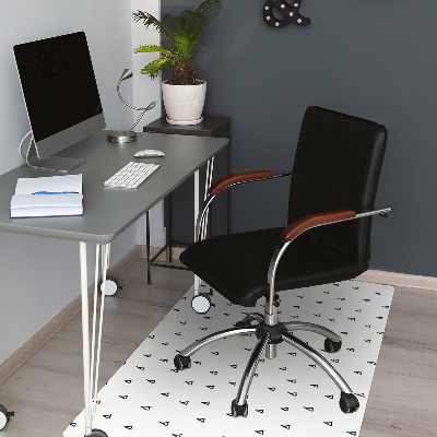 Tapis de chaise de bureau Gouttes dessinées