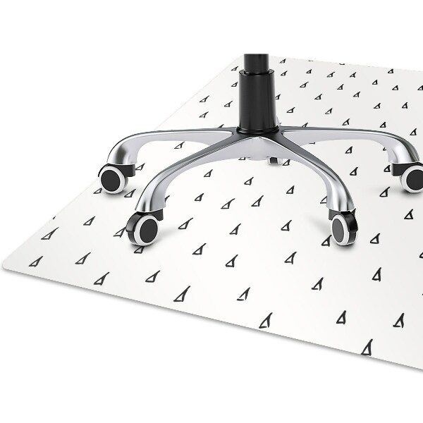 Tapis de chaise de bureau Gouttes dessinées