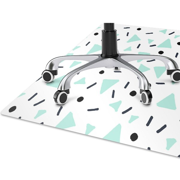 Tapis pour chaise de bureau Modèle rétro