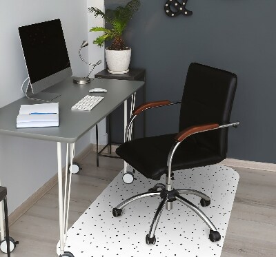 Tapis fauteuil bureau do biura Points chaotiques