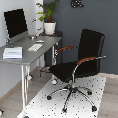 Tapis fauteuil bureau do biura Points chaotiques