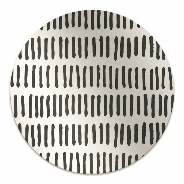 Tapis protection sol Tirets abstraits
