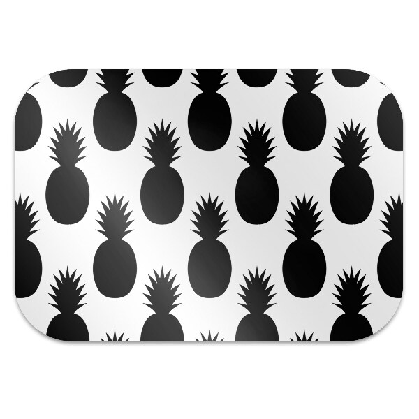 Tapis pour chaise de bureau Ananas noirs