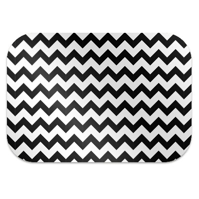 Tapis de chaise de bureau Zigzag