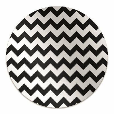 Tapis de chaise de bureau Zigzag