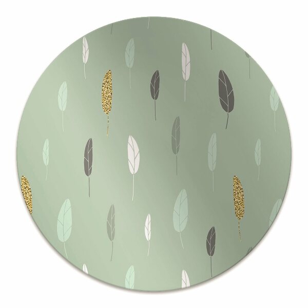 Tapis de chaise de bureau Feuilles