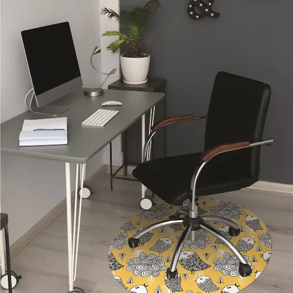 Tapis de chaise Doodle Birds