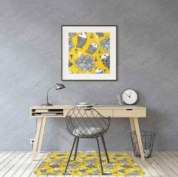 Tapis de chaise Doodle Birds