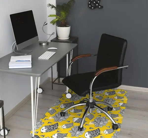Tapis de chaise Doodle Birds