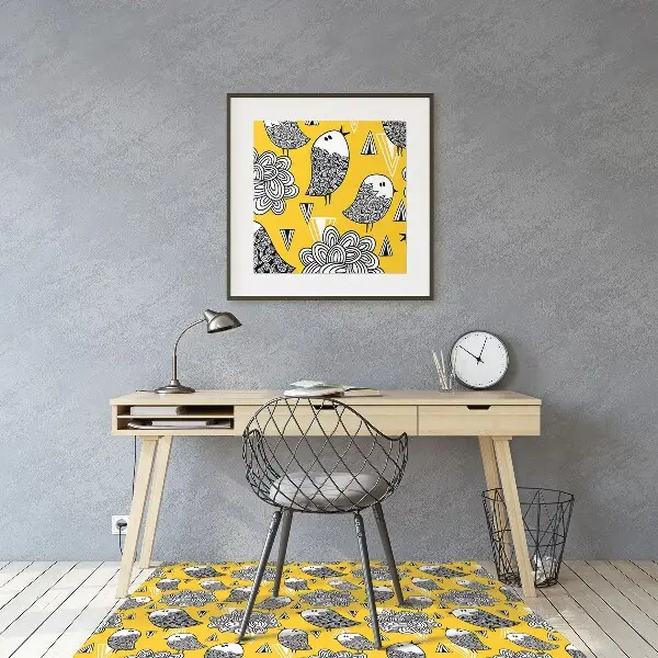Tapis de chaise Doodle Birds