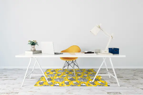 Tapis de chaise Doodle Birds