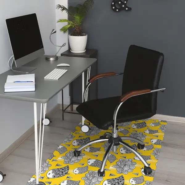 Tapis de chaise Doodle Birds