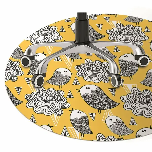 Tapis de chaise Doodle Birds
