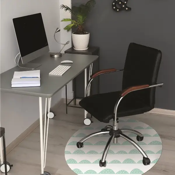 Tapis de chaise Rangées de menthe