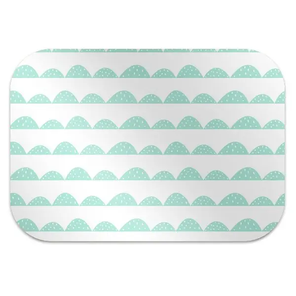 Tapis de chaise Rangées de menthe