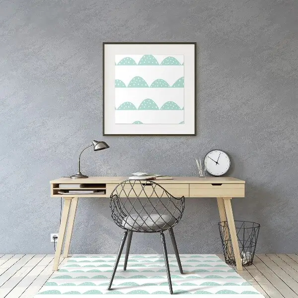 Tapis de chaise Rangées de menthe