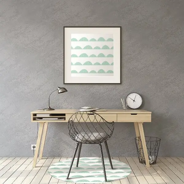 Tapis de chaise Rangées de menthe