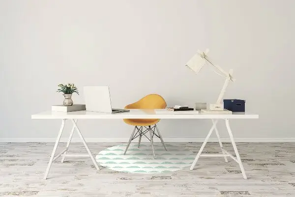 Tapis de chaise Rangées de menthe