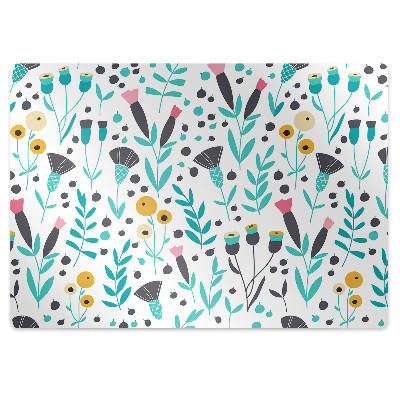 Tapis de chaise Fleurs scandinaves