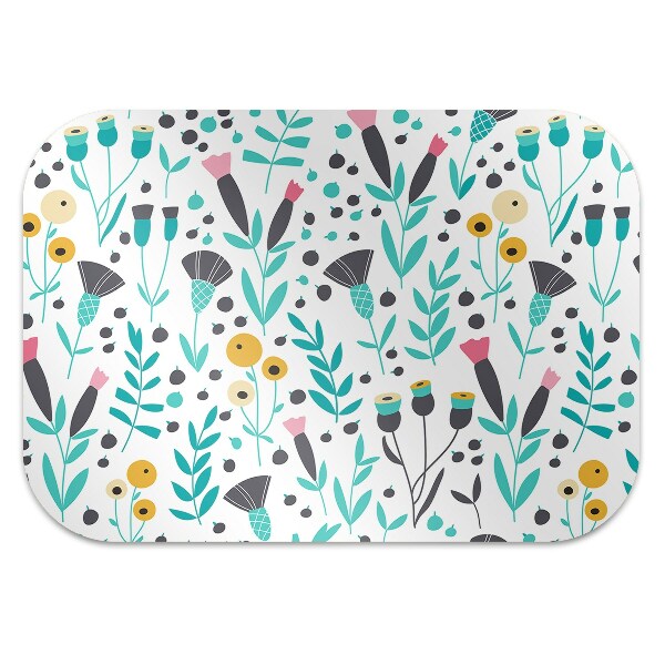 Tapis de chaise Fleurs scandinaves
