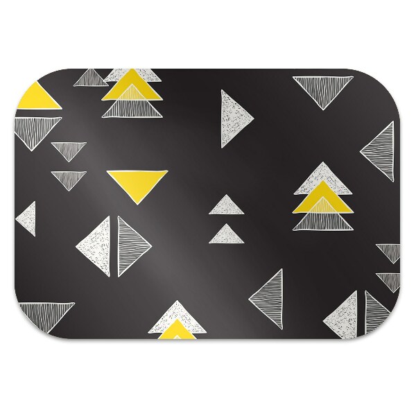 Tapis fauteuil bureau do biura Triangles dessinés