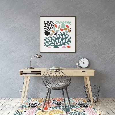 Tapis bureau Doodle des arbres