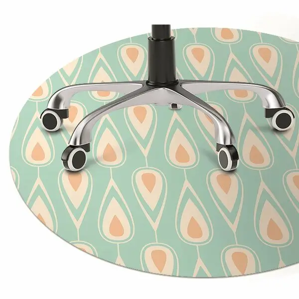 Tapis pour chaise de bureau Modèle rétro