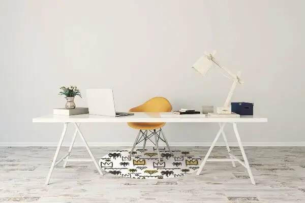 Tapis de chaise de bureau Couronne des graffitis