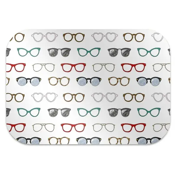 Tapis bureau Lunettes rétro