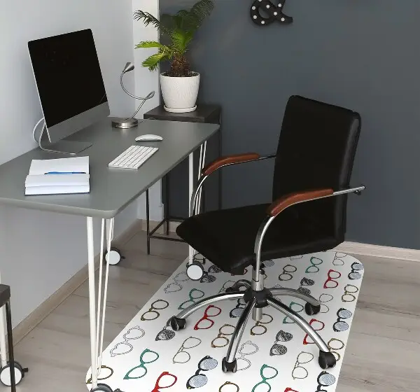 Tapis bureau Lunettes rétro