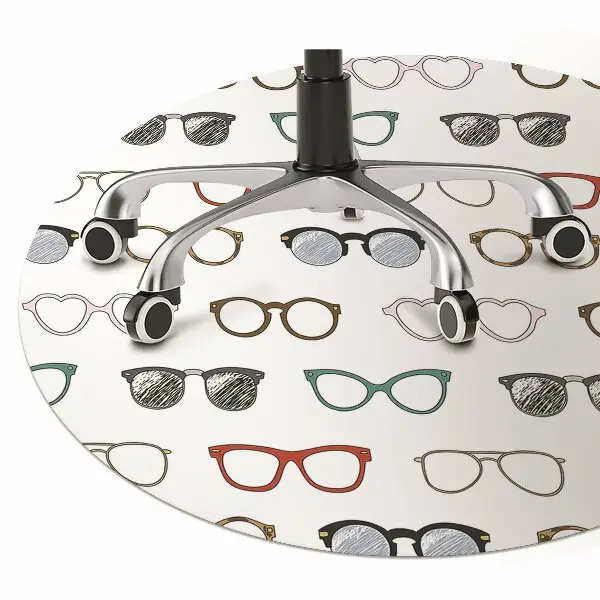 Tapis bureau Lunettes rétro